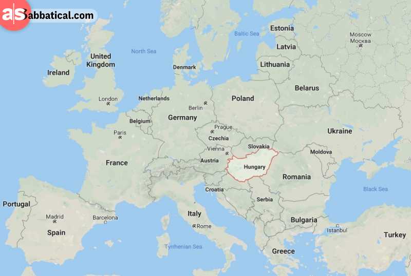 Where Is Hungary On The Map Travel Ideas ASabbatical   Hungary On The Map 